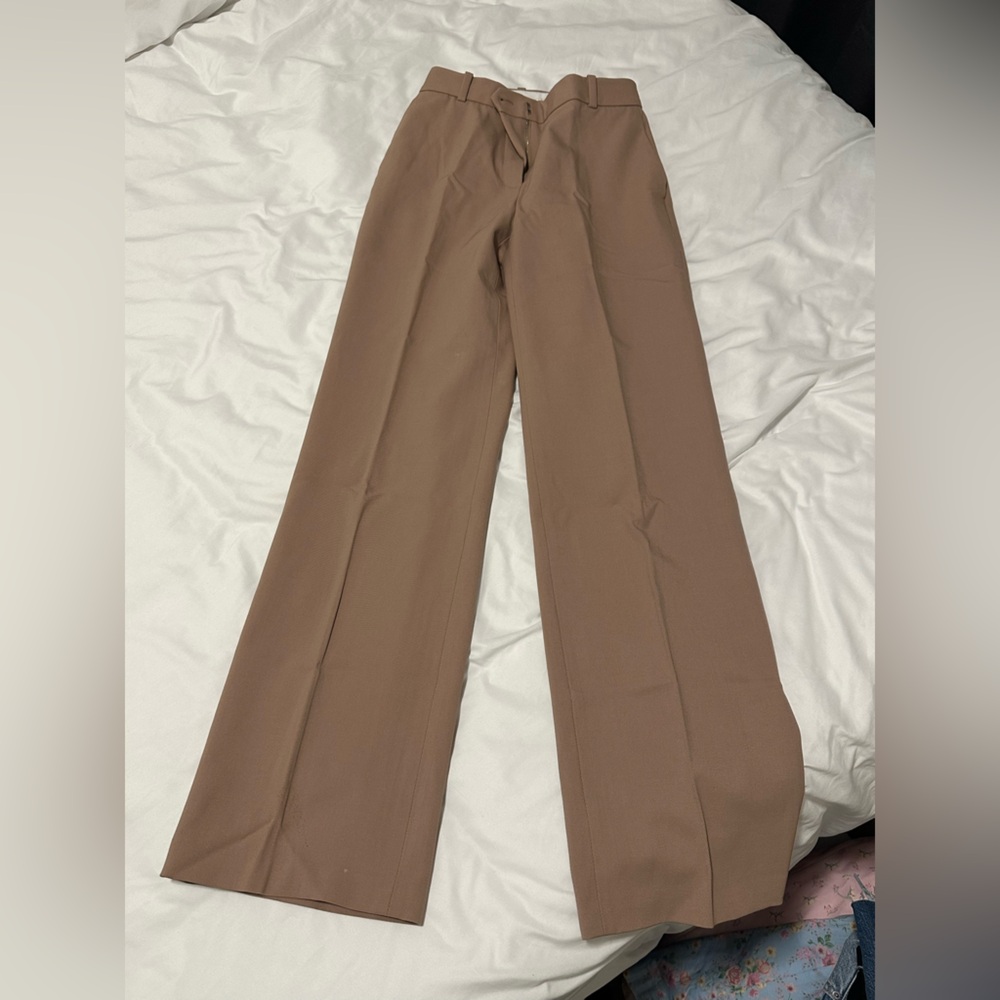 Aritzia Tan Effortless Pants